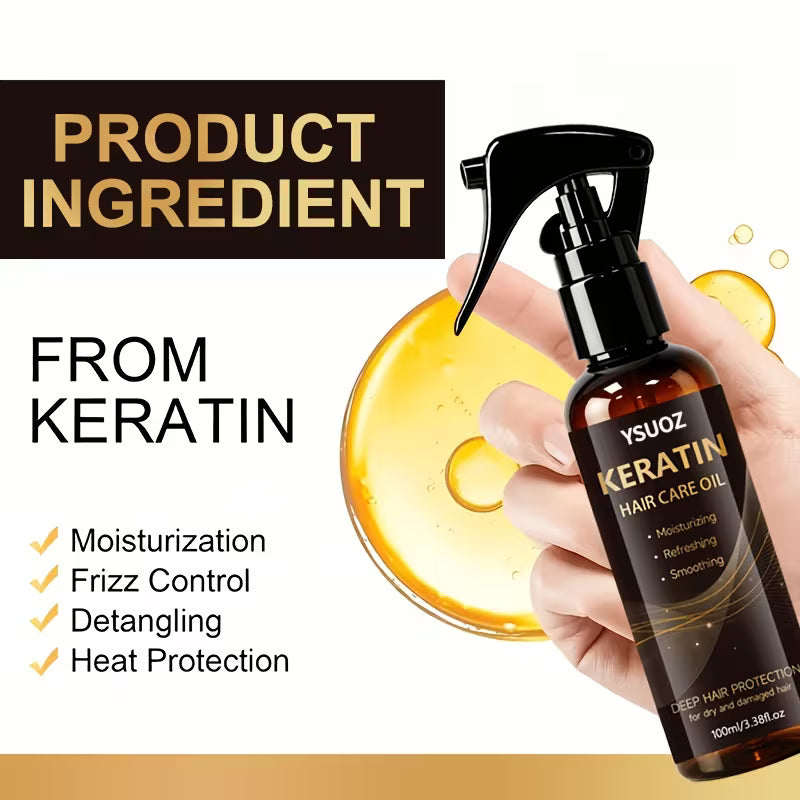 Keratin Hair Care Oil Spray