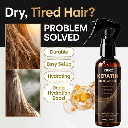 Keratin Hair Care Oil Spray