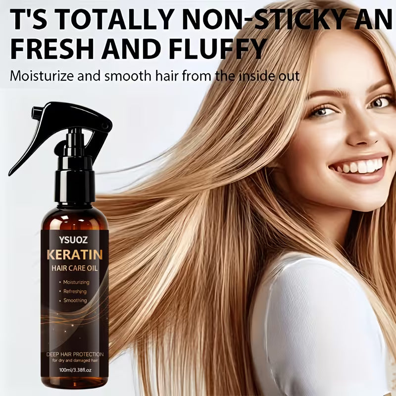 Keratin Hair Care Oil Spray