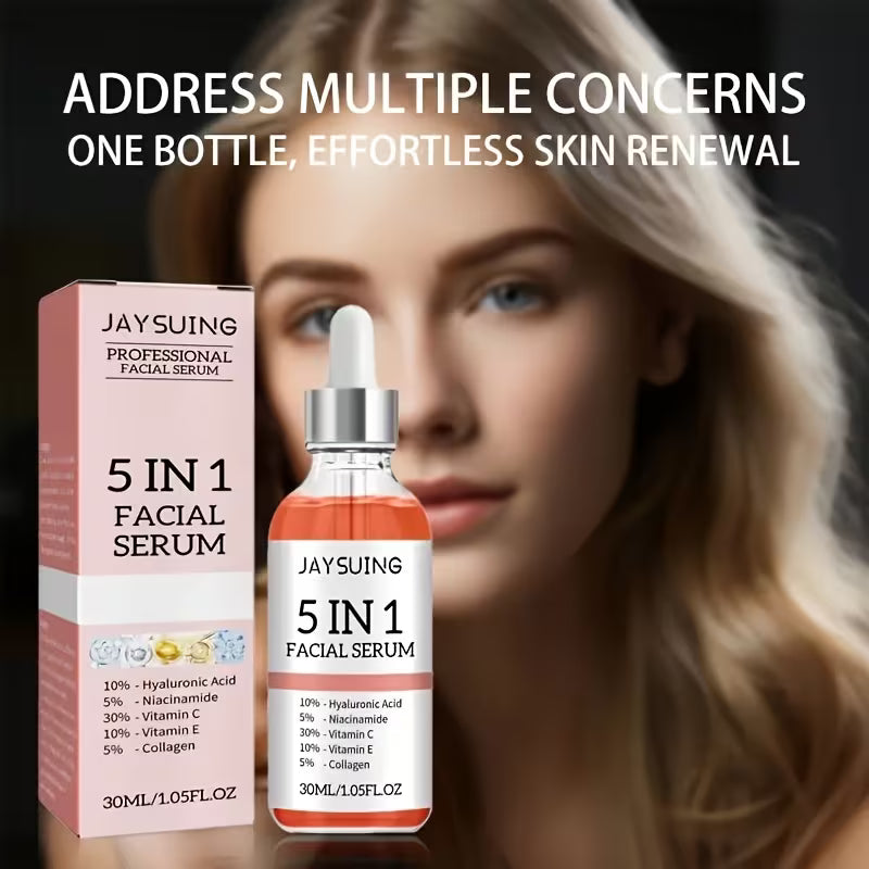 5-in-1 Facial Serum with Vitamins C & E