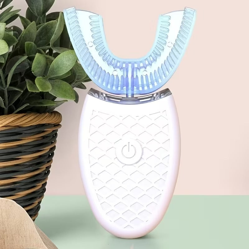U-Shaped Electric Toothbrush with 360° Silicone Head